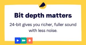 24 bit gives richer fuller sound
