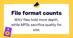 mp3 vs wav what you need to use