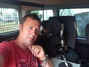 Voice over in car