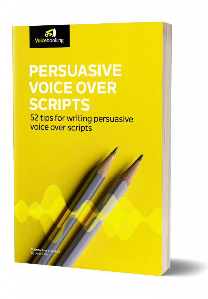 Persuasive voice over scripts 52 tips for writing persuasive voice over scripts e-book