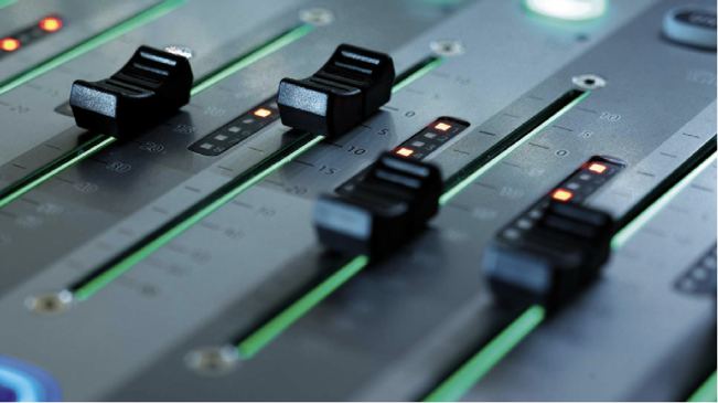 audioproductie knoppen